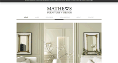 Desktop Screenshot of mathewsfurniture.com