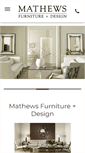 Mobile Screenshot of mathewsfurniture.com